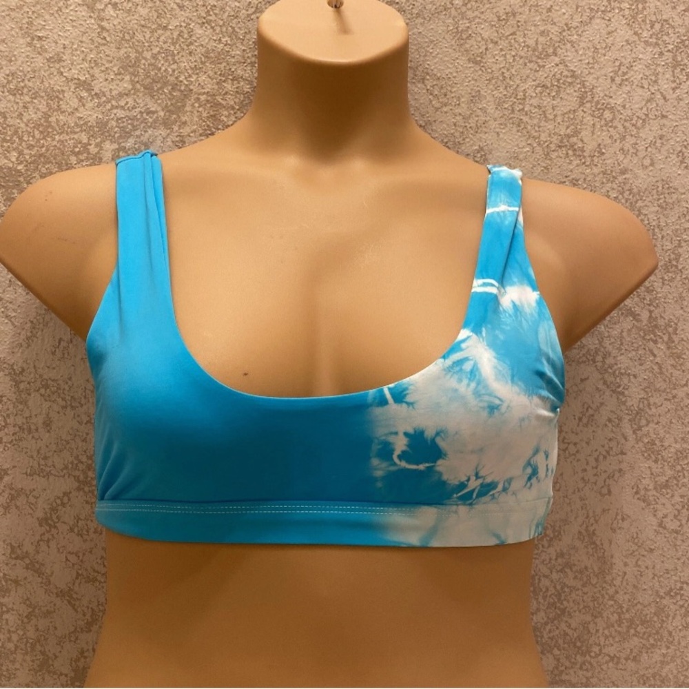 Dippin' Daisy's Crystal Blue Tie-Dye Bikini Top